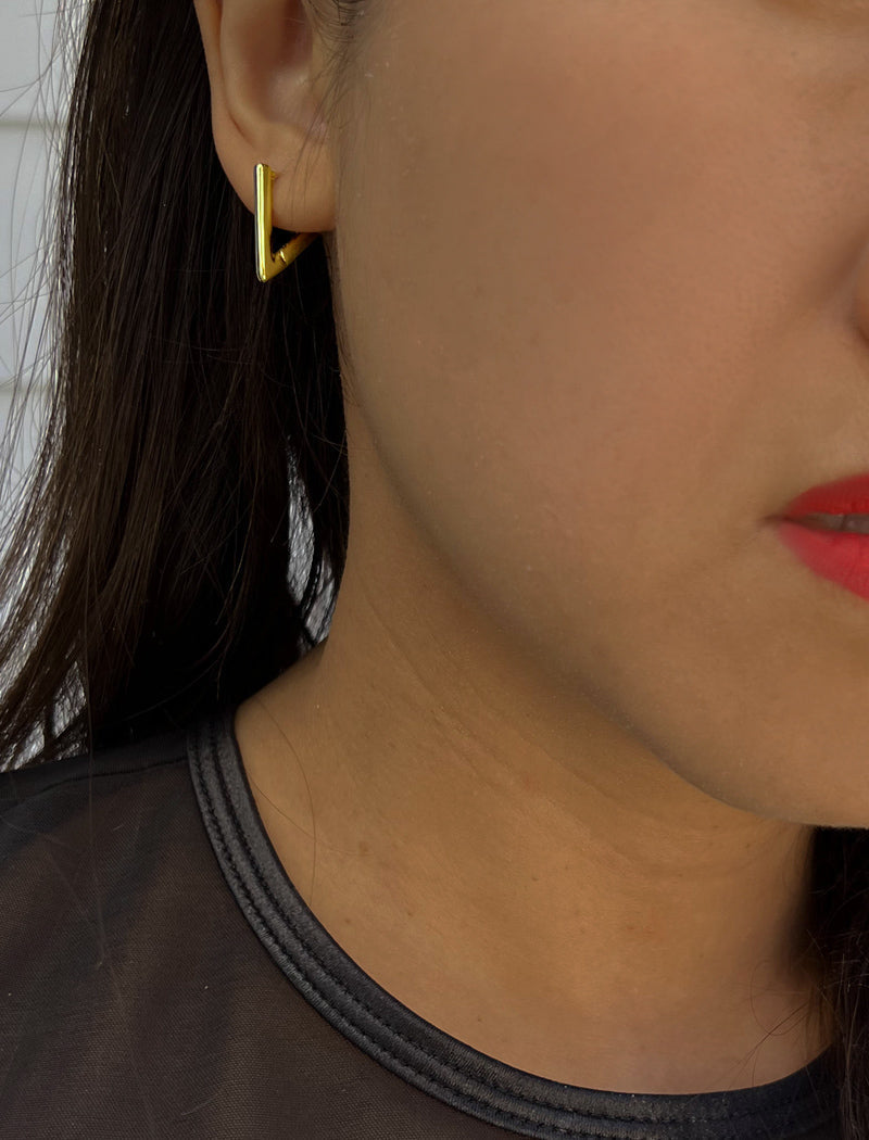ACHIEVE Triangle Huggie Earring (One Earring Only)