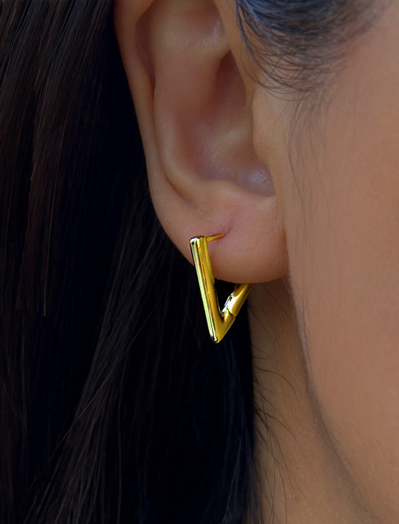 ACHIEVE Triangle Huggie Earring (One Earring Only)