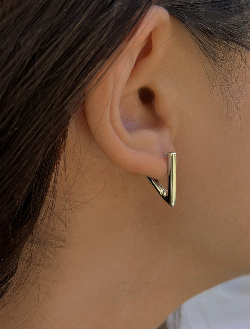 ACHIEVE Triangle Huggie Earring (One Earring Only)