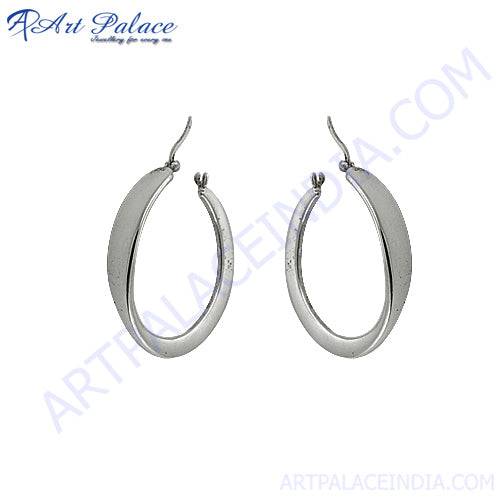 925 Sterling Silver Hoop Earring