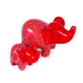 Maasai Red Elephant - Soapstone