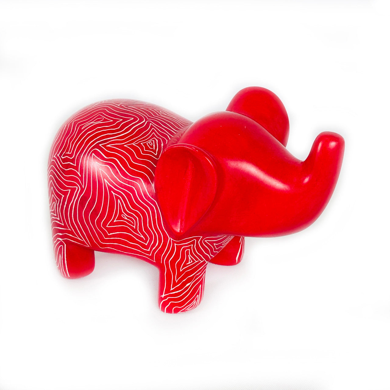 Maasai Red Elephant - Soapstone