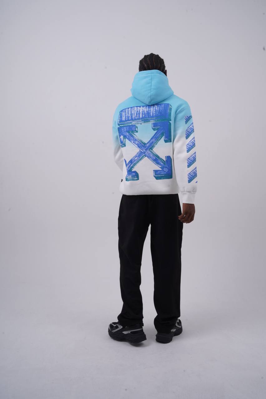 Abstract Geometric Graphic Oversized Hoodie