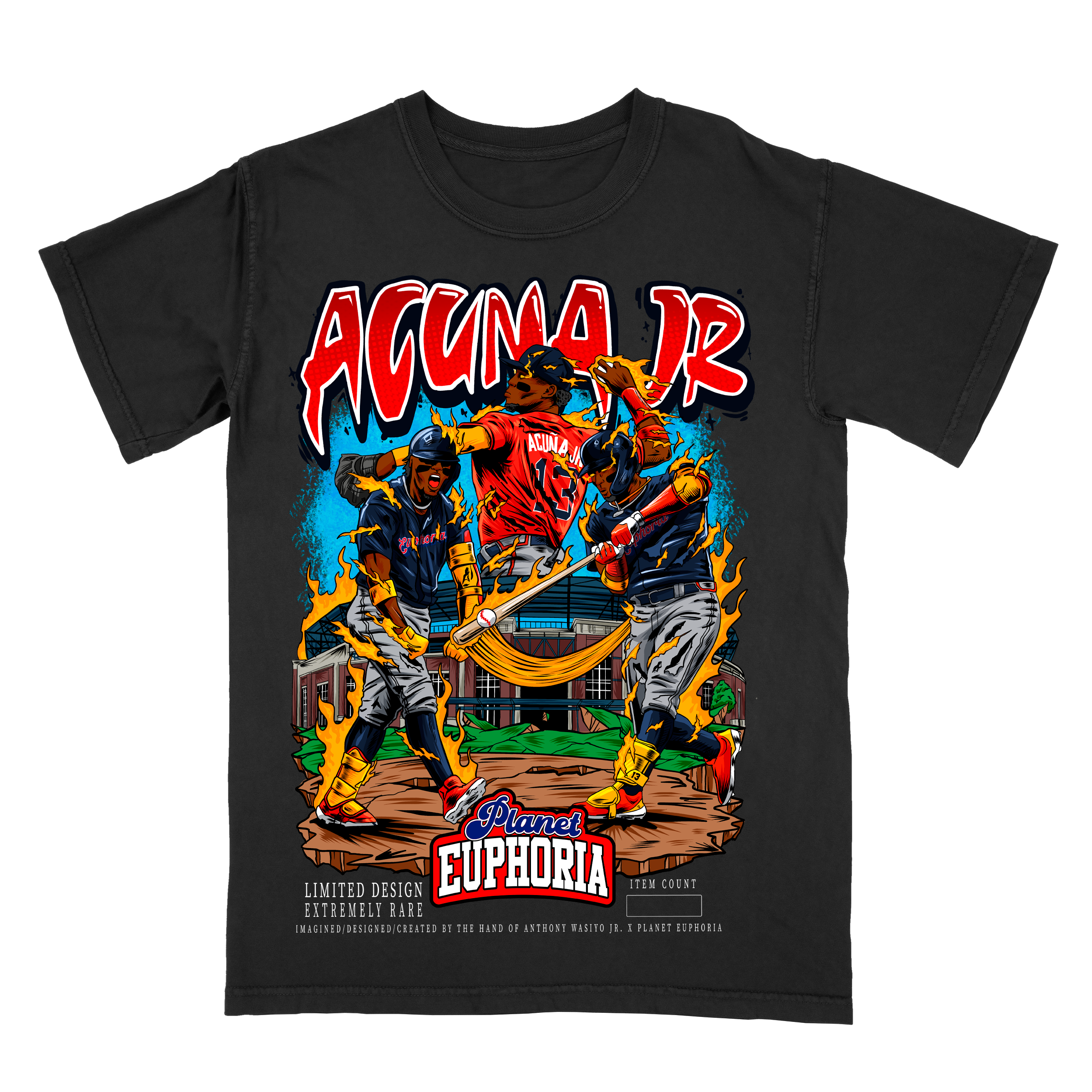 Ronald Acuña Jr. V2 Limited Edition MLB Player Graphic T-Shirt