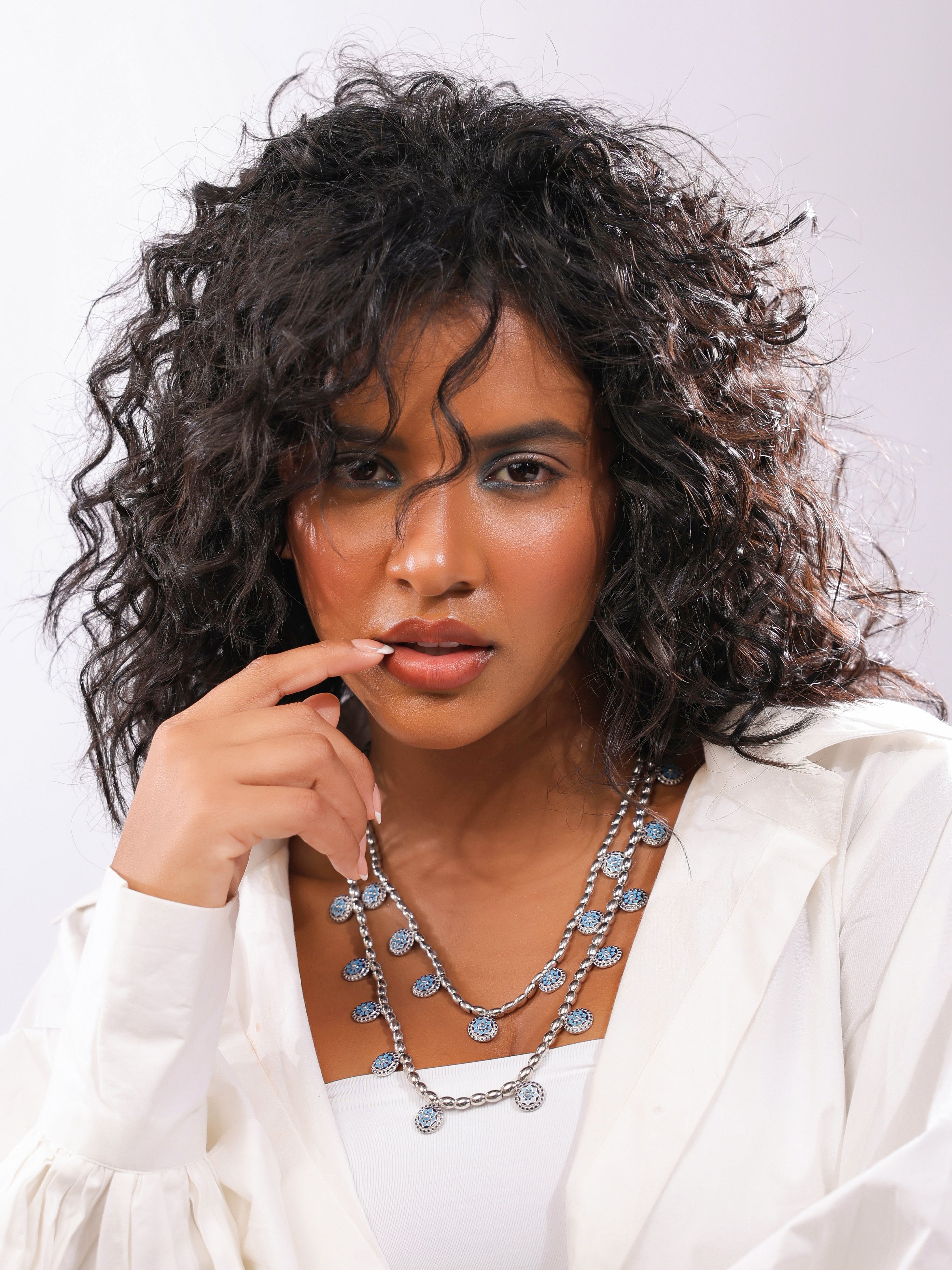 Mehrangarh Moonbeam Layered Necklace