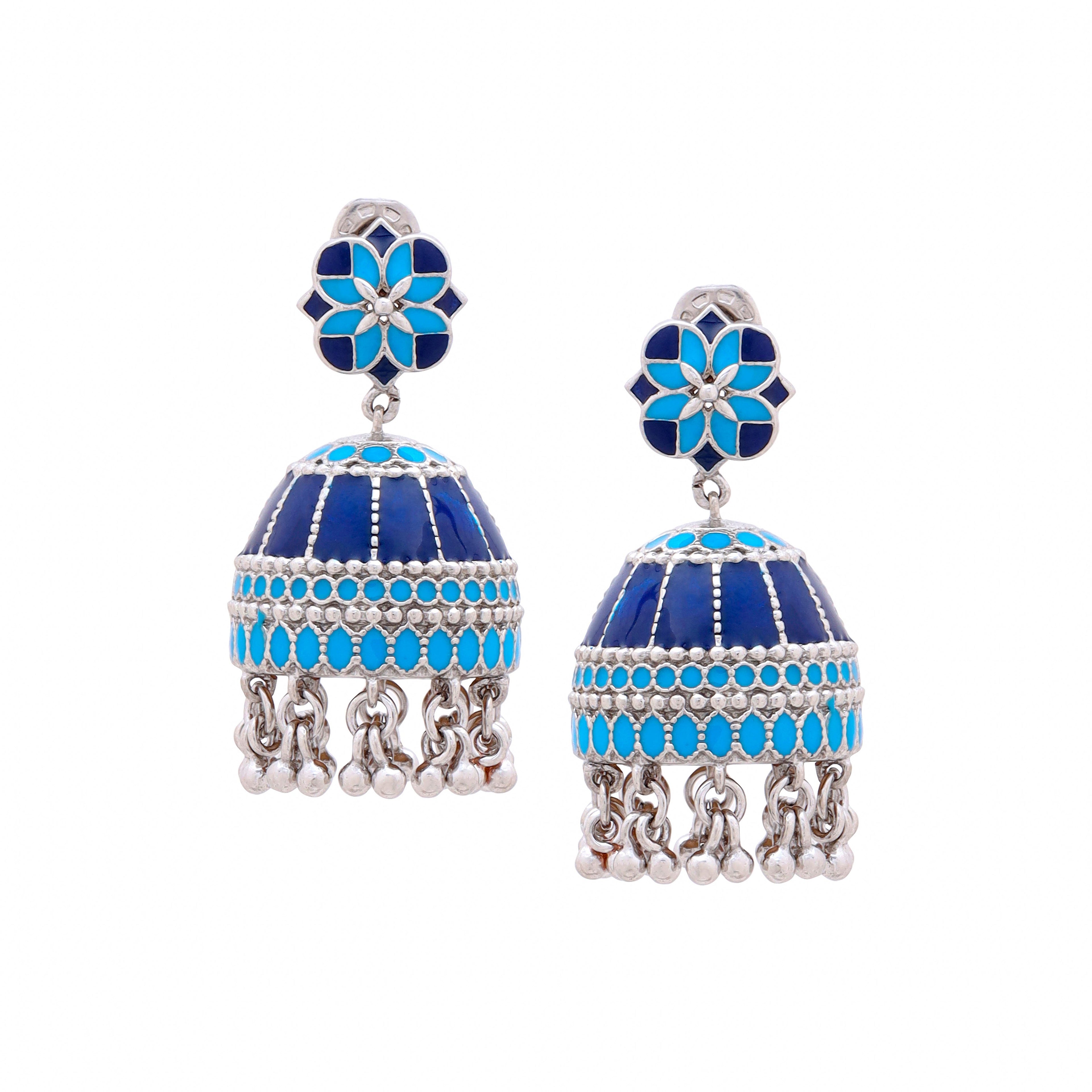 Fortress Filigree Jhumka Earrings