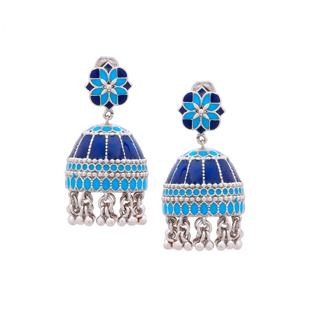 Fortress Filigree Jhumka Earrings
