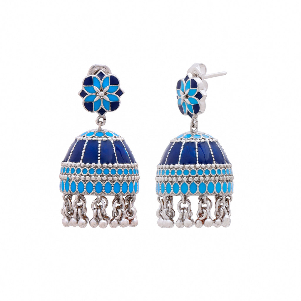 Fortress Filigree Jhumka Earrings