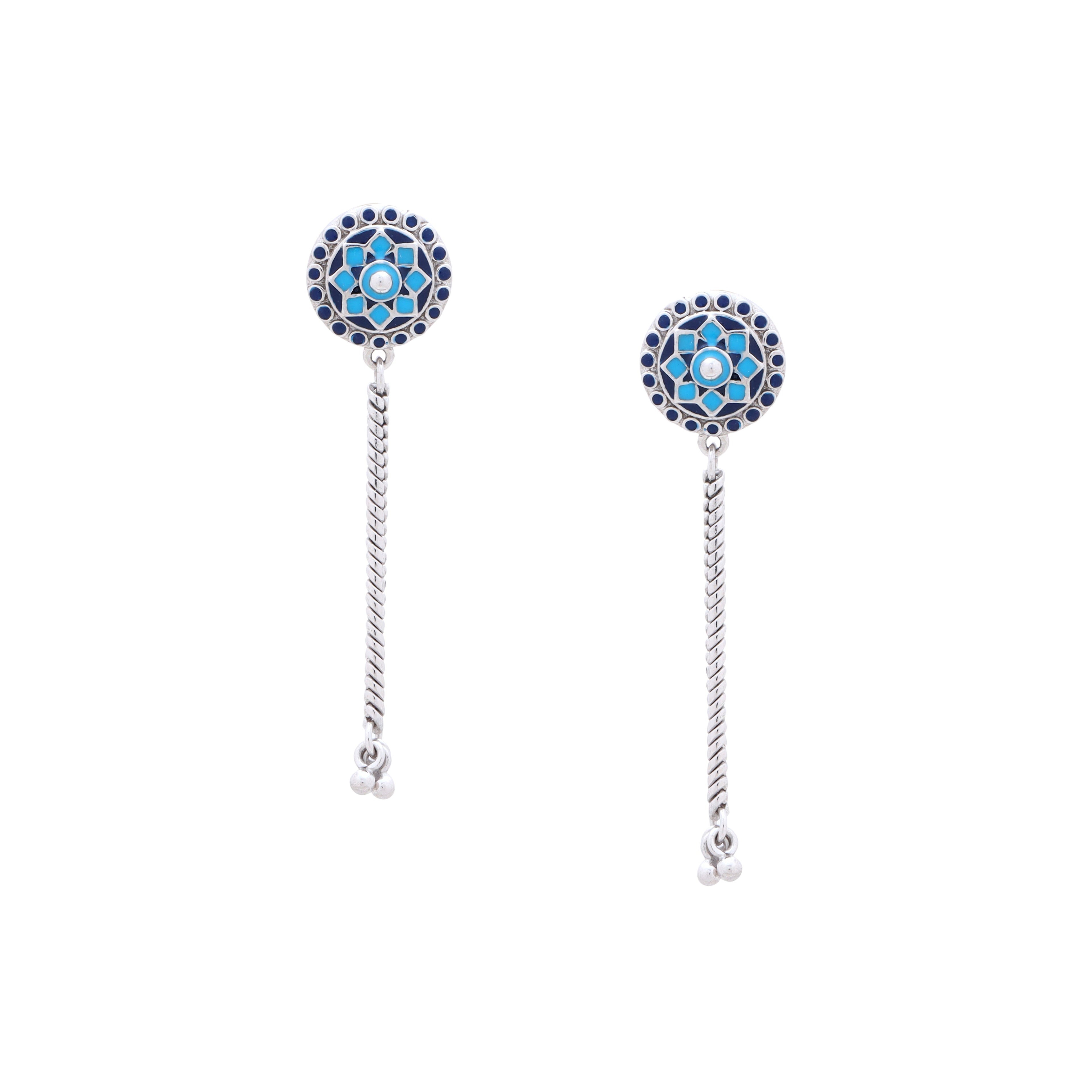 Mughal Motif Chandelier Earrings