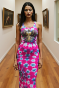 Amaru Khan Patriot Bamboo Cotton Tank Dress