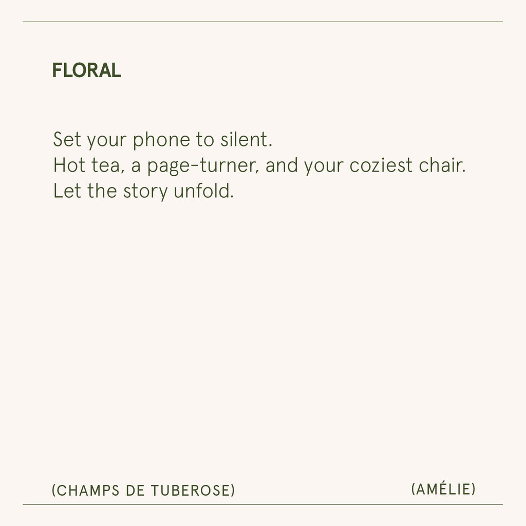 Amélie –  Champs de Tuberose Candle