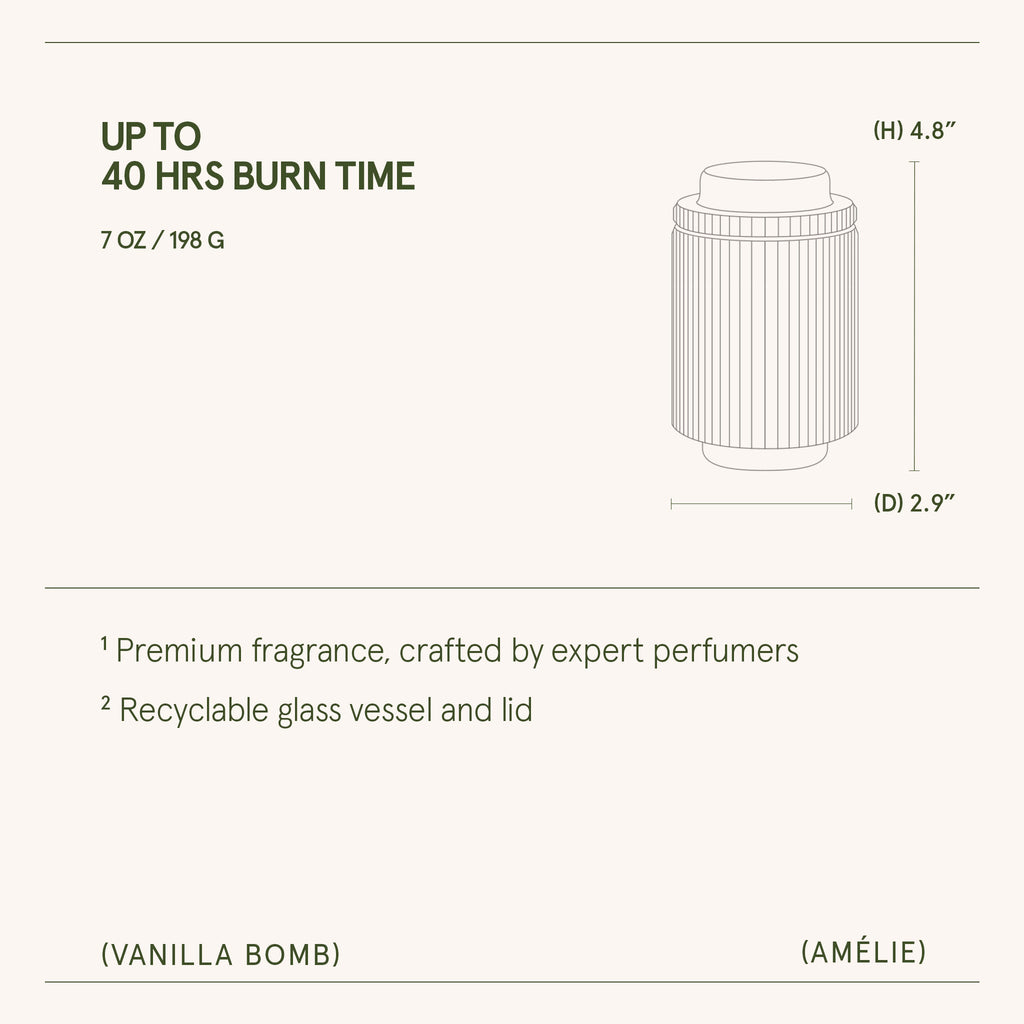 Amélie – Vanilla Bomb Candle