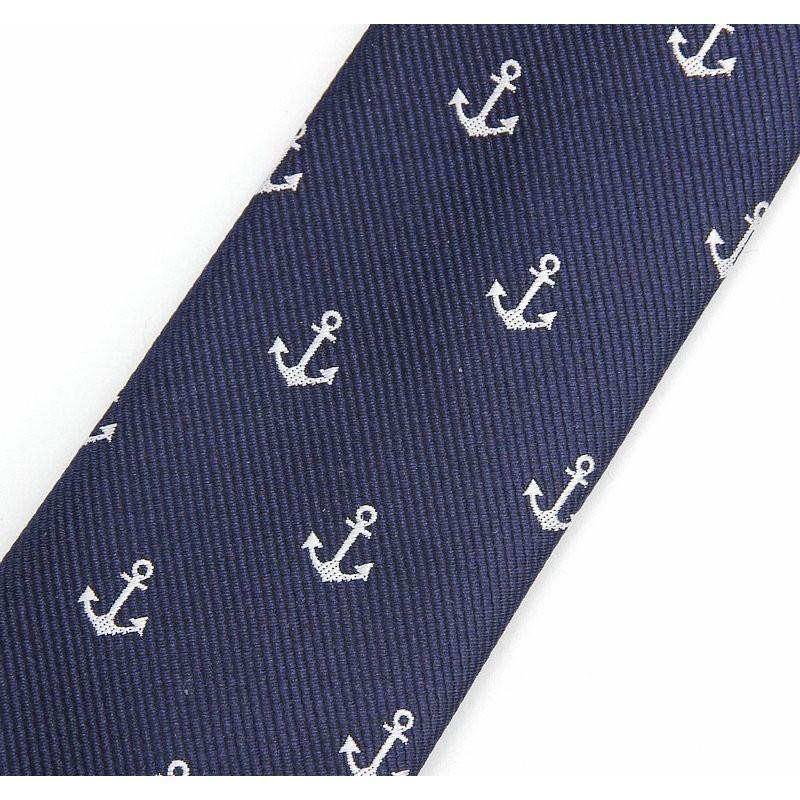 Anchor Print Collection Skinny Ties - 2 Colors & Styles