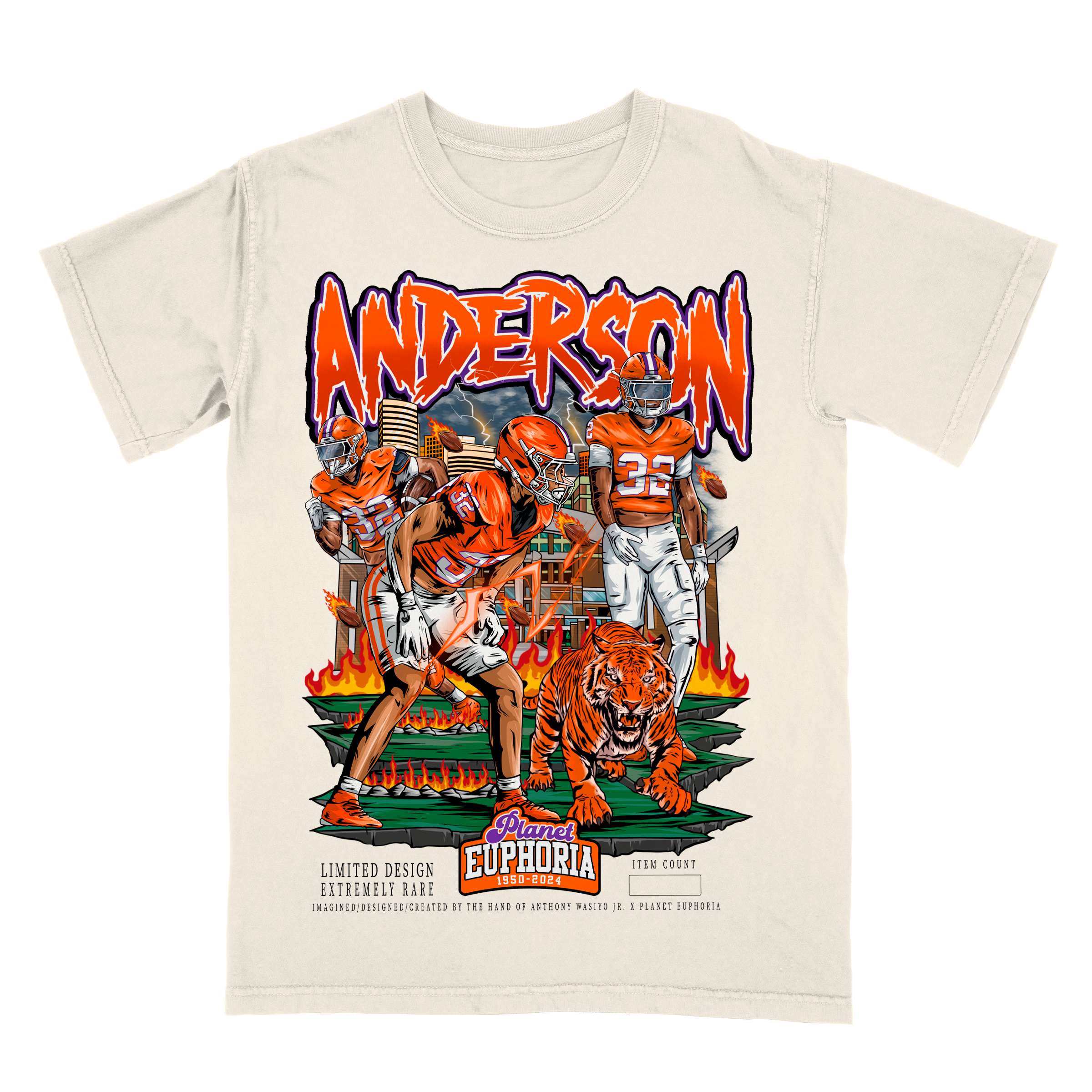 Jamal Anderson Limited Edition Graphic T-Shirt