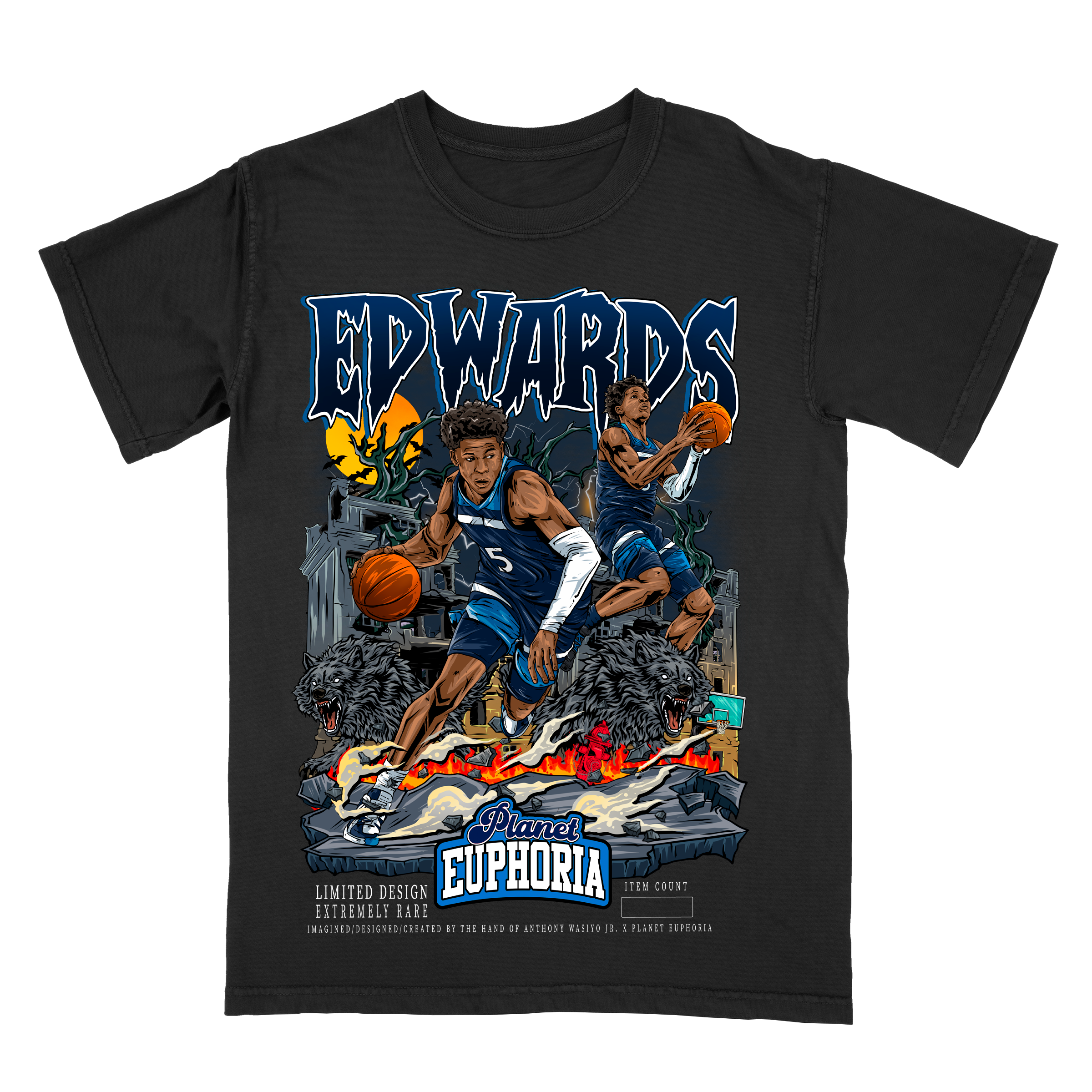 Anthony Edwards V3 Limited Edition NBA Player Graphic T-Shirt