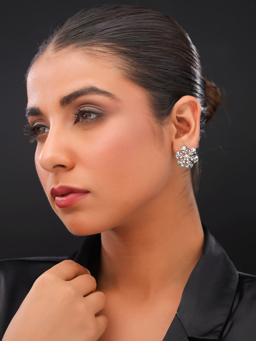 Divine Diya Stud Earrings