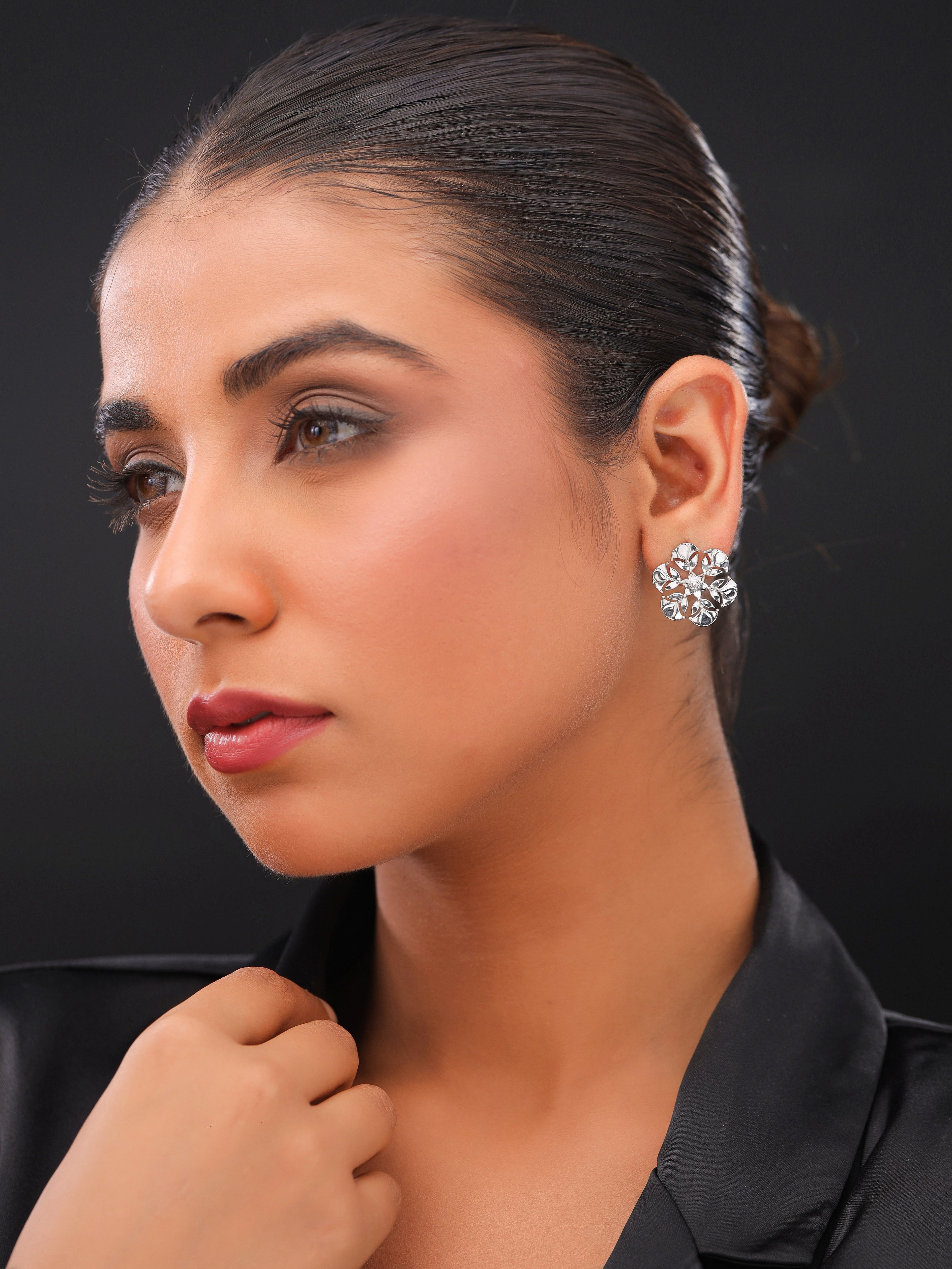 Divine Diya Stud Earrings