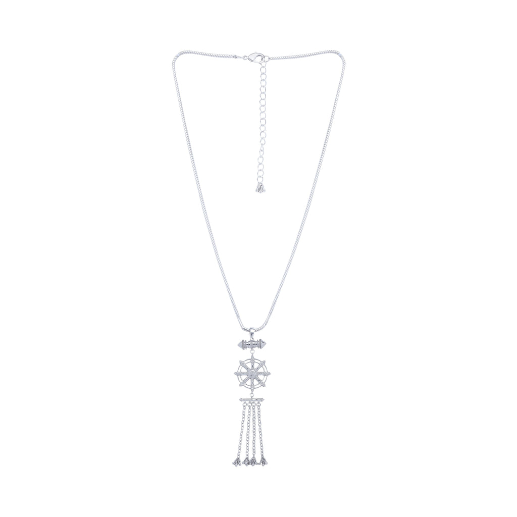 Dharma Wheel Balance Necklace