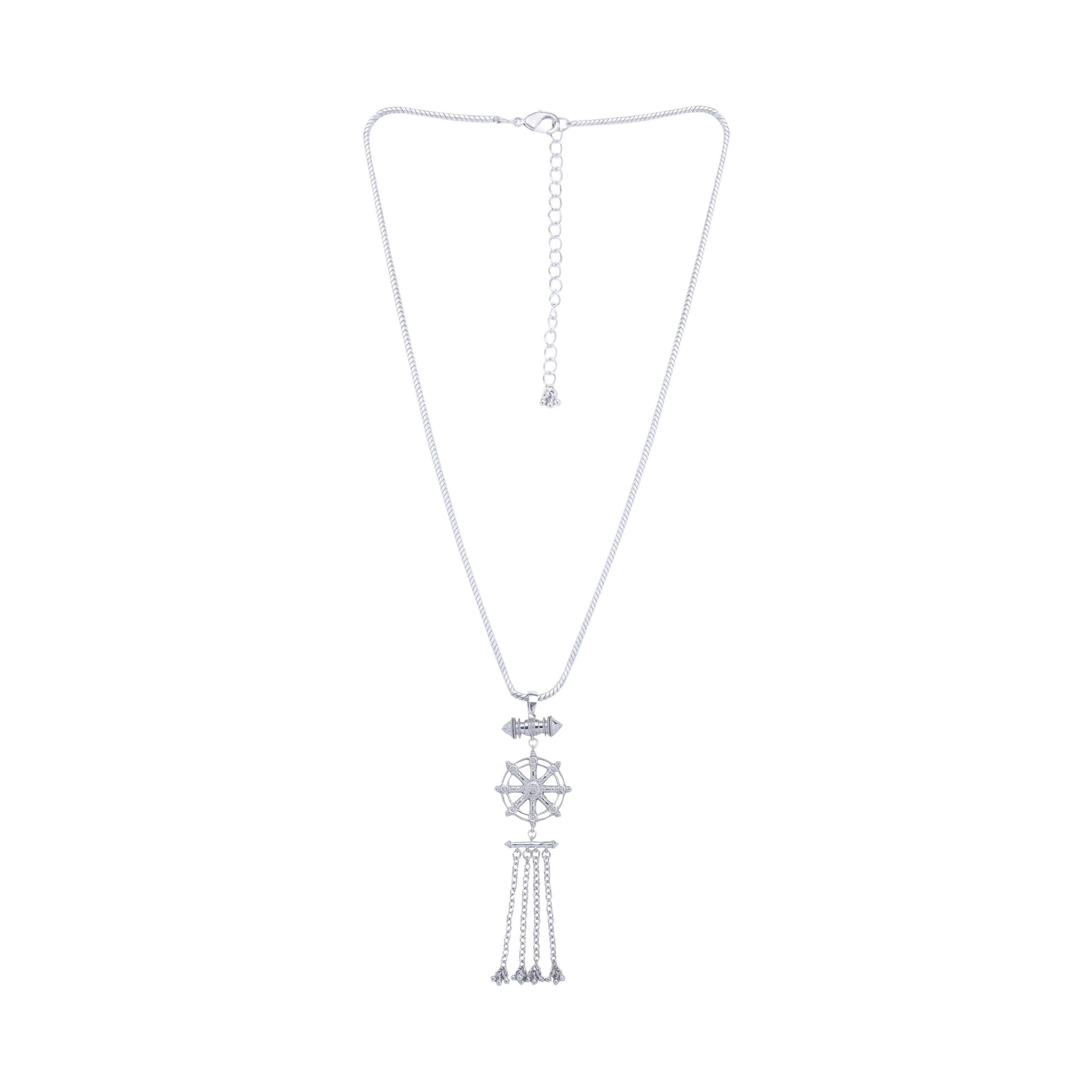 Dharma Wheel Balance Necklace