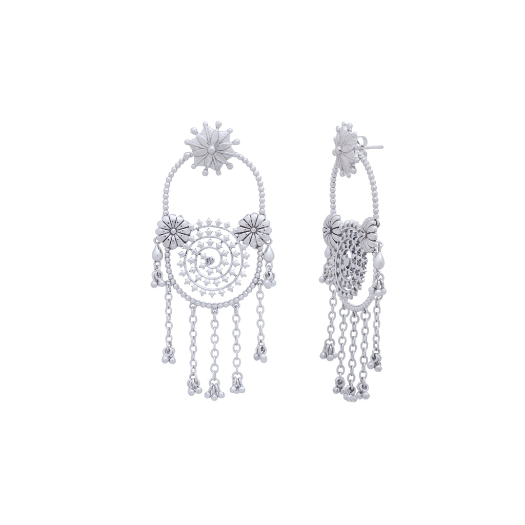 Infinite Bloom Chandelier Earrings