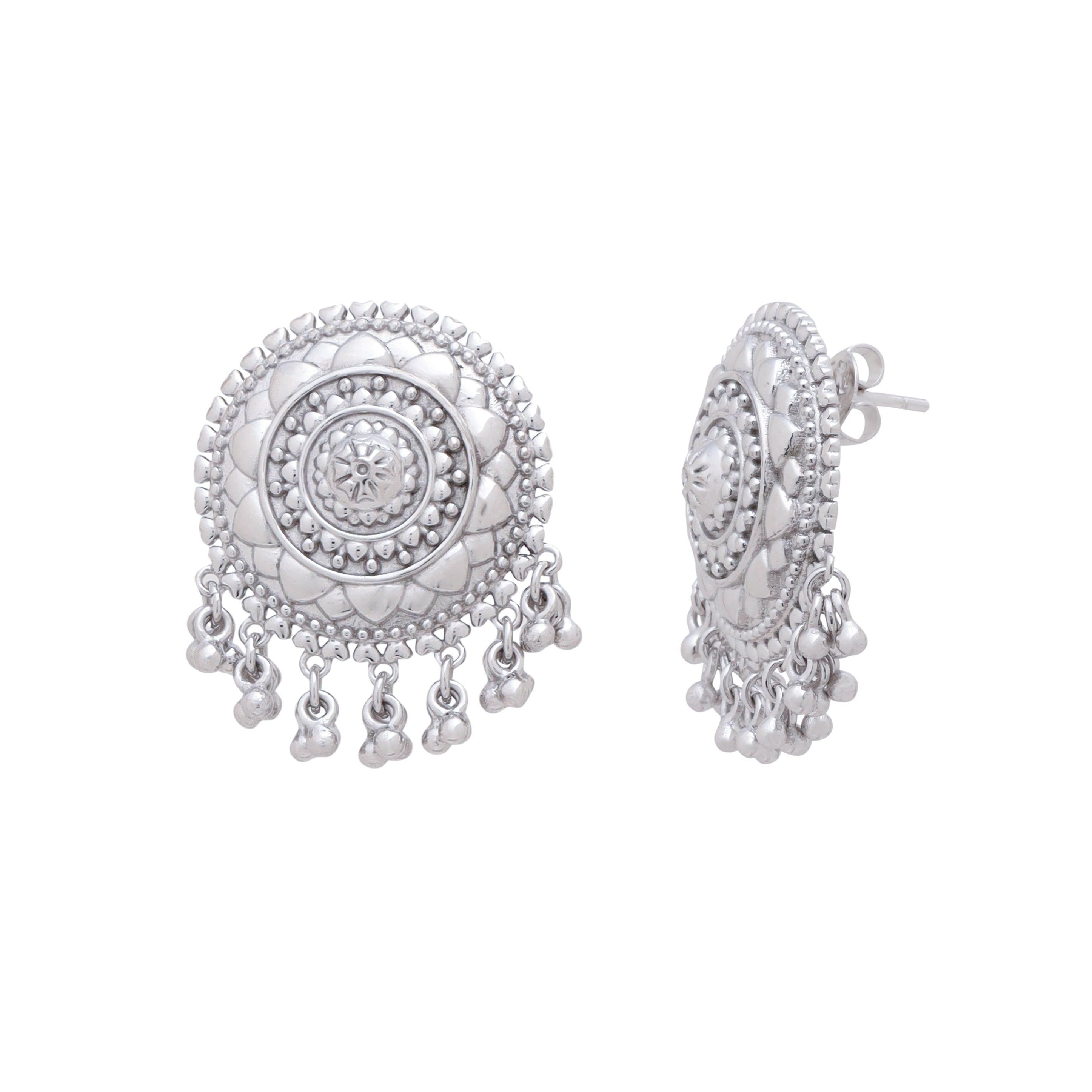 Mandala Majesty Stud Earrings
