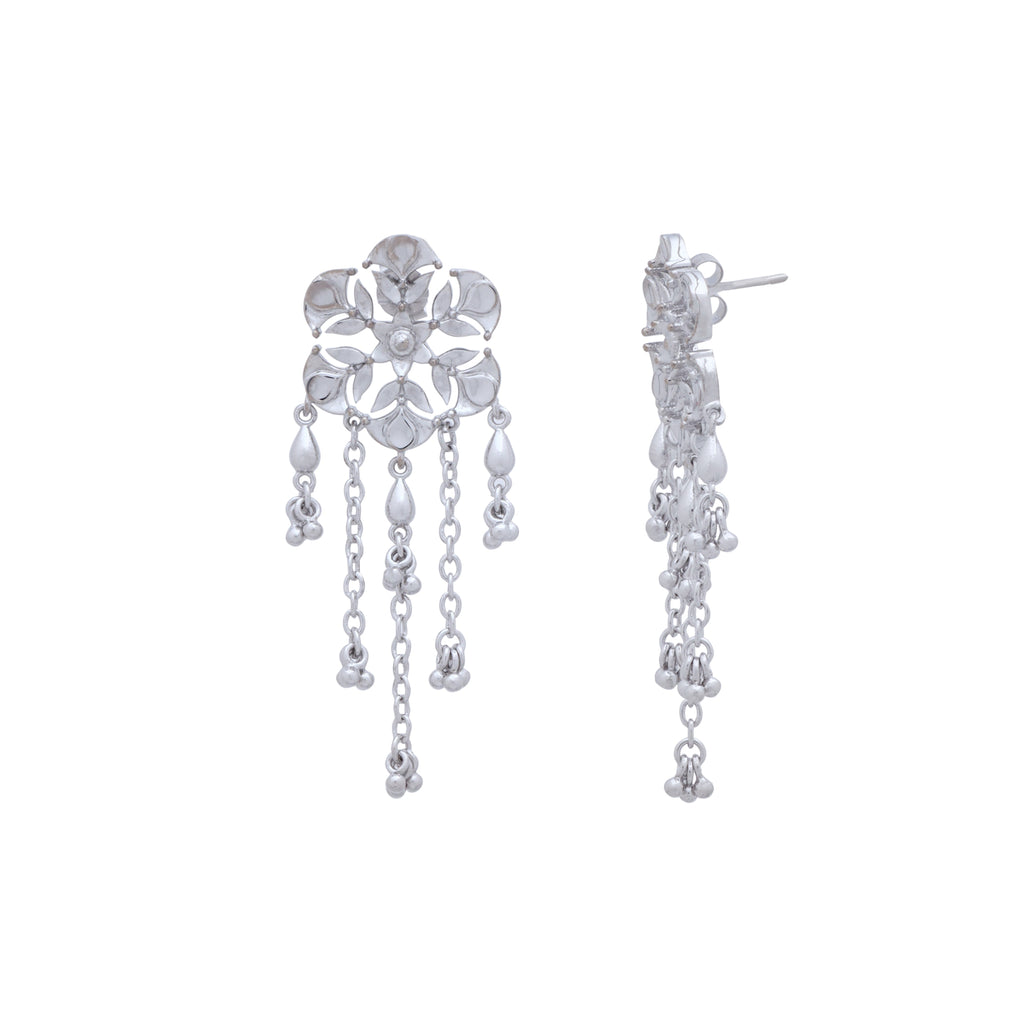 Divine Diya Chandelier Earrings