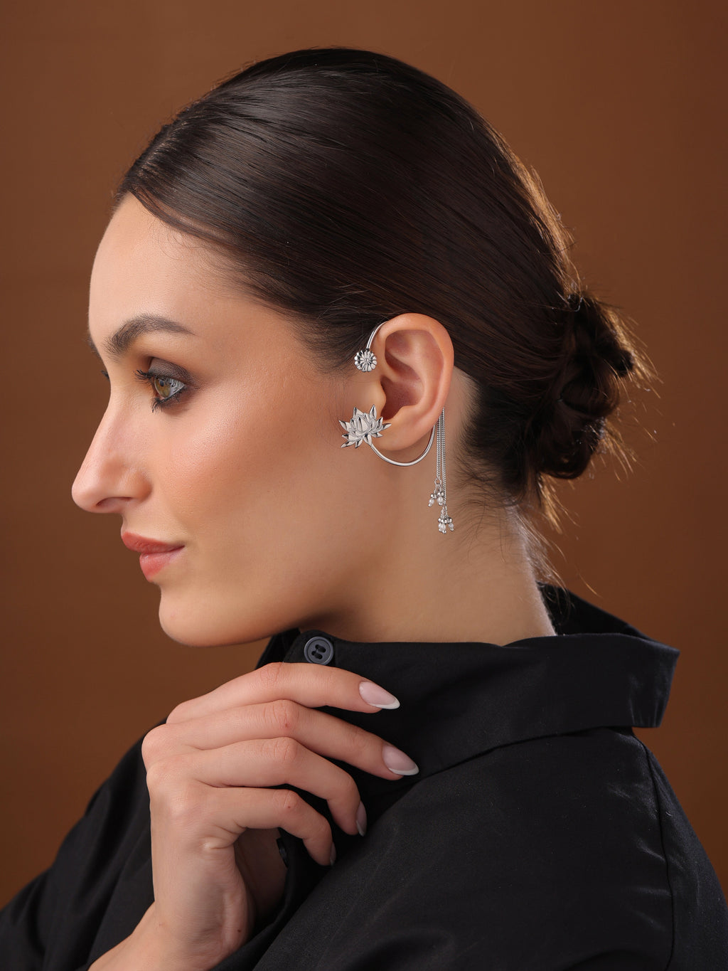 Lotus of Life Ear Cuffs