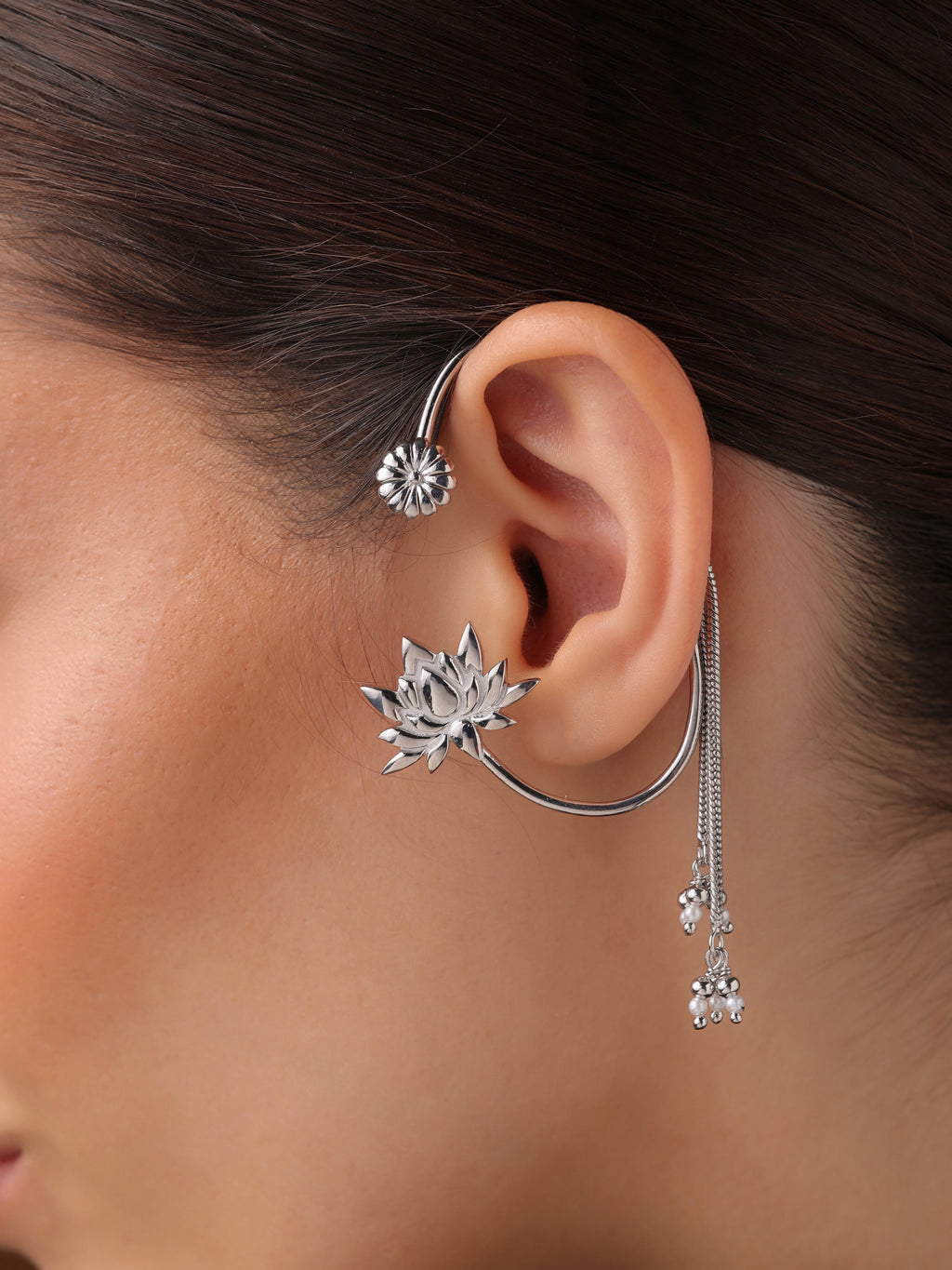 Lotus of Life Ear Cuffs