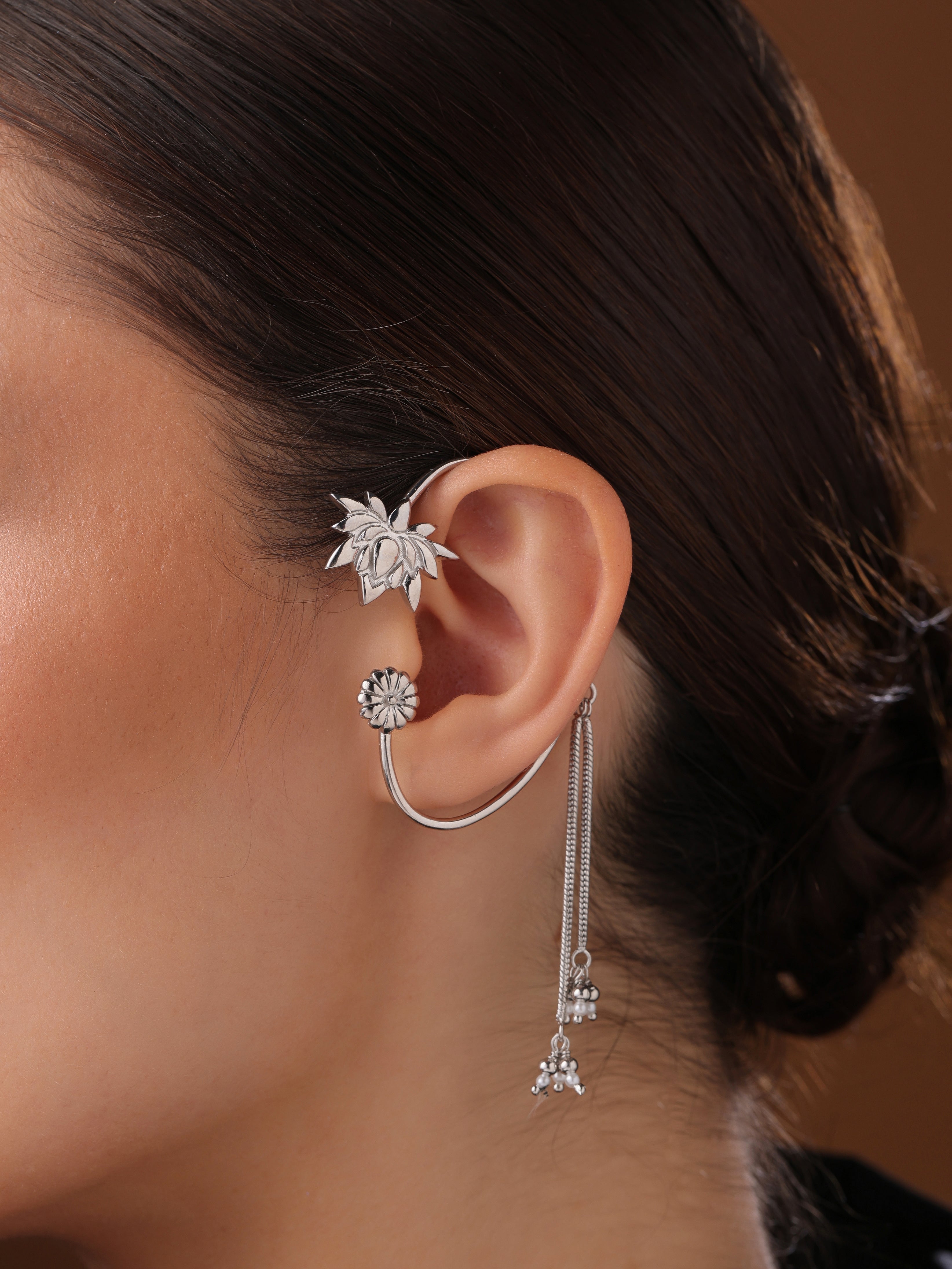 Lotus of Life Ear Cuffs