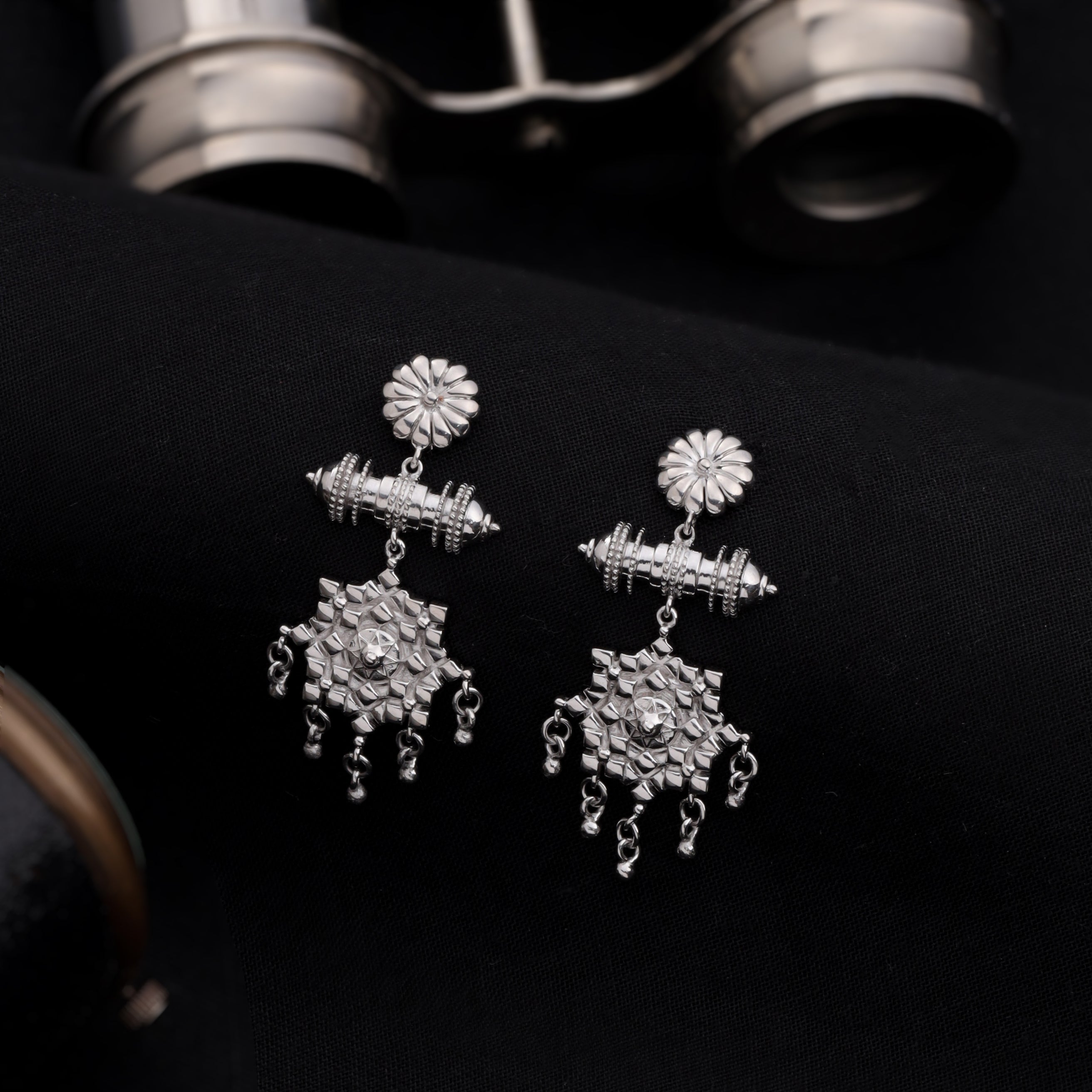 Sunlit Blossom Dangler Earrings