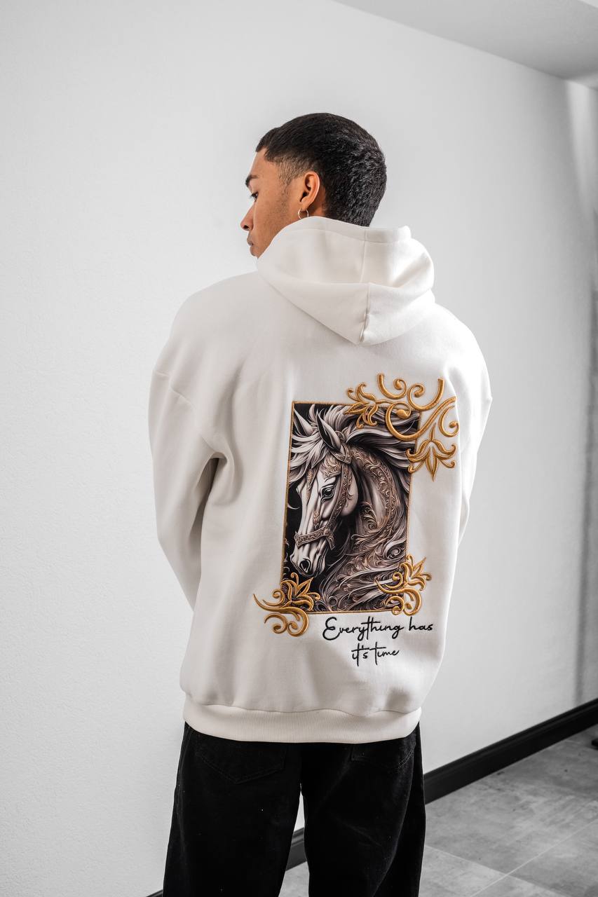 Artistic Horse Graphic Hoodie