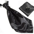 Ascot/Cravat Tie, Cufflinks & Pocket Square/Handkerchief Set