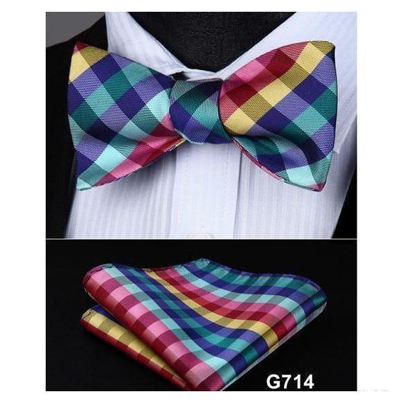 Assorted Bow Ties & Handkerchiefs Collection - Multiple Styles