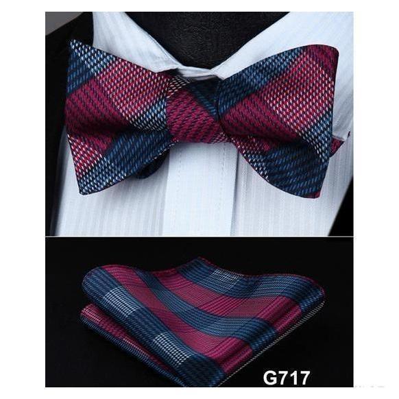 Assorted Bow Ties & Handkerchiefs Collection - Multiple Styles