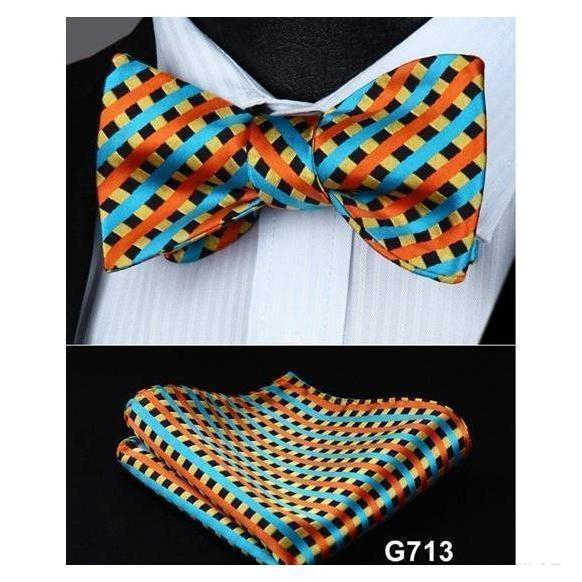 Assorted Bow Ties & Handkerchiefs Collection - Multiple Styles