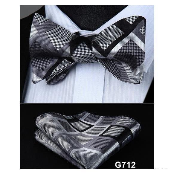 Assorted Bow Ties & Handkerchiefs Collection - Multiple Styles