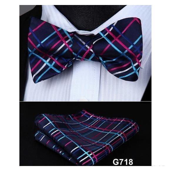 Assorted Bow Ties & Handkerchiefs Collection - Multiple Styles