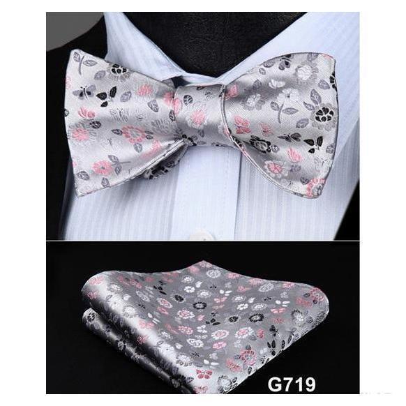 Assorted Bow Ties & Handkerchiefs Collection - Multiple Styles