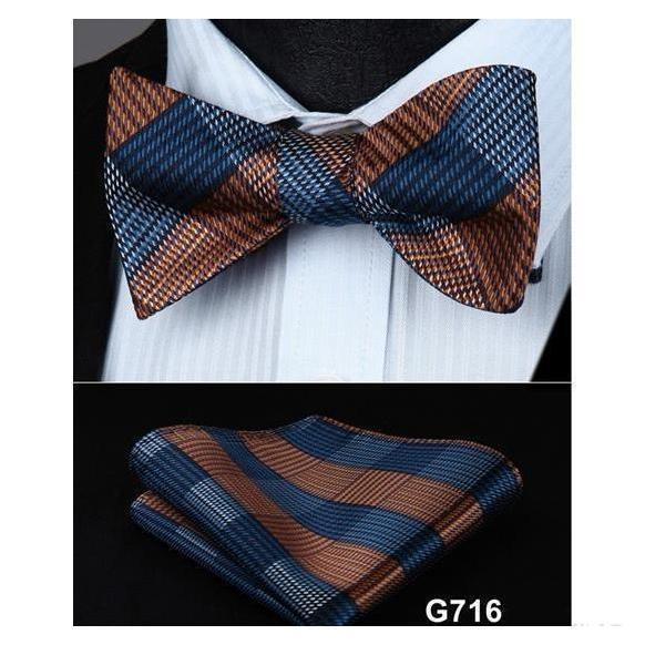 Assorted Bow Ties & Handkerchiefs Collection - Multiple Styles