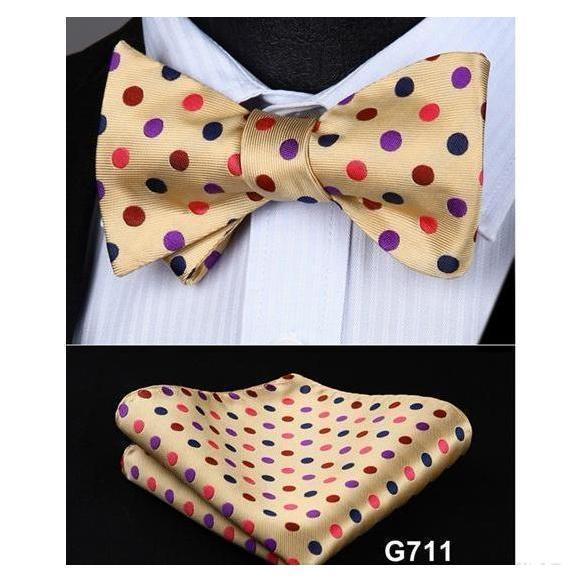 Assorted Bow Ties & Handkerchiefs Collection - Multiple Styles