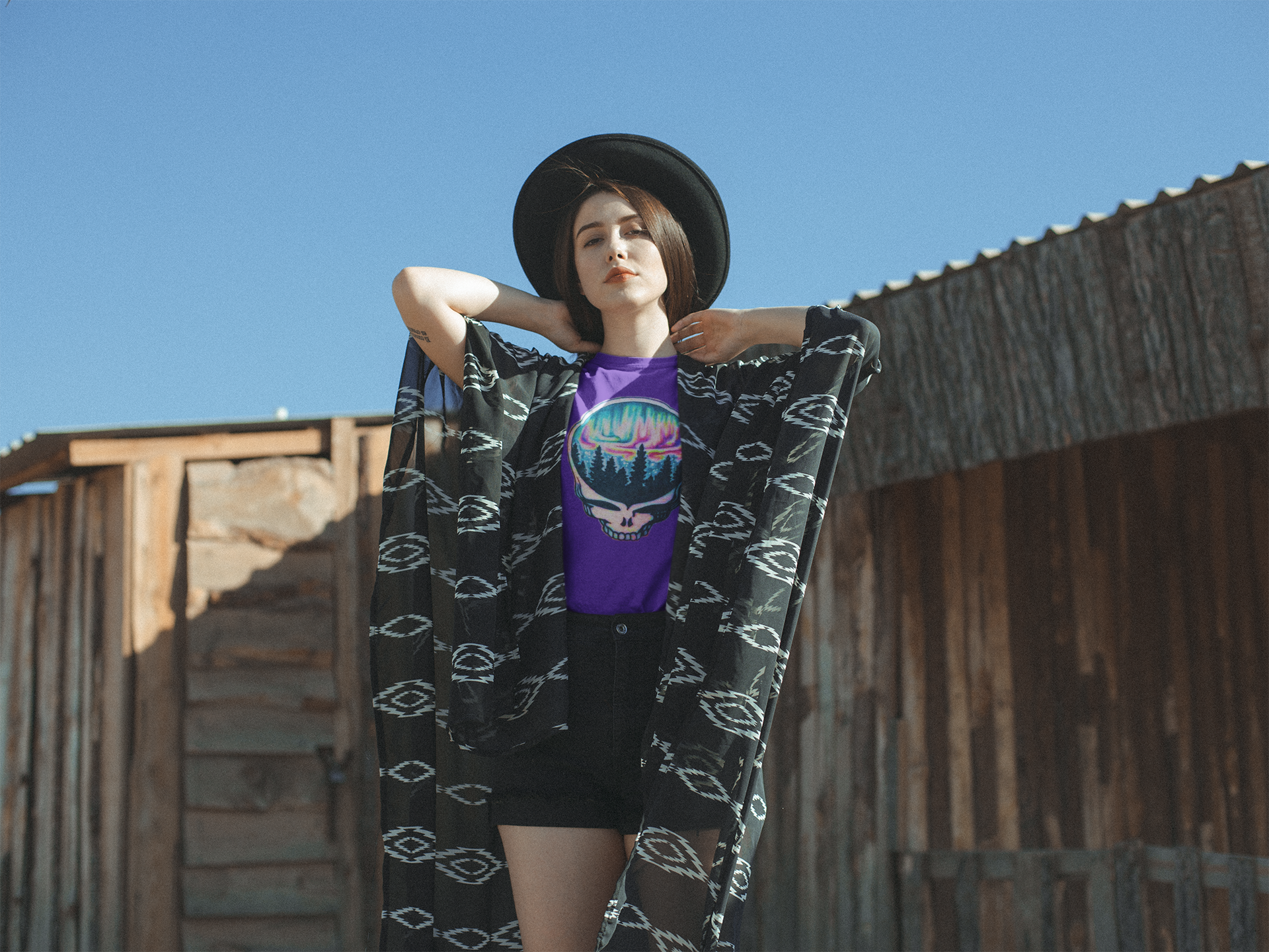 Aurora Borealis Women's Tee