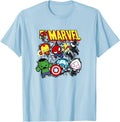 Marvel Kawaii Chibi Avengers Spider People T-Shirt - Graphic Print Unisex