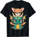 Authentic Chibi Dragon Chihuahua Hoodie - Novelty Apparel for Adults