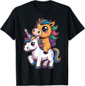 Exclusive Chibi Unicorn Rainbow Sweatshirt - Fun Novelty Design Men Women