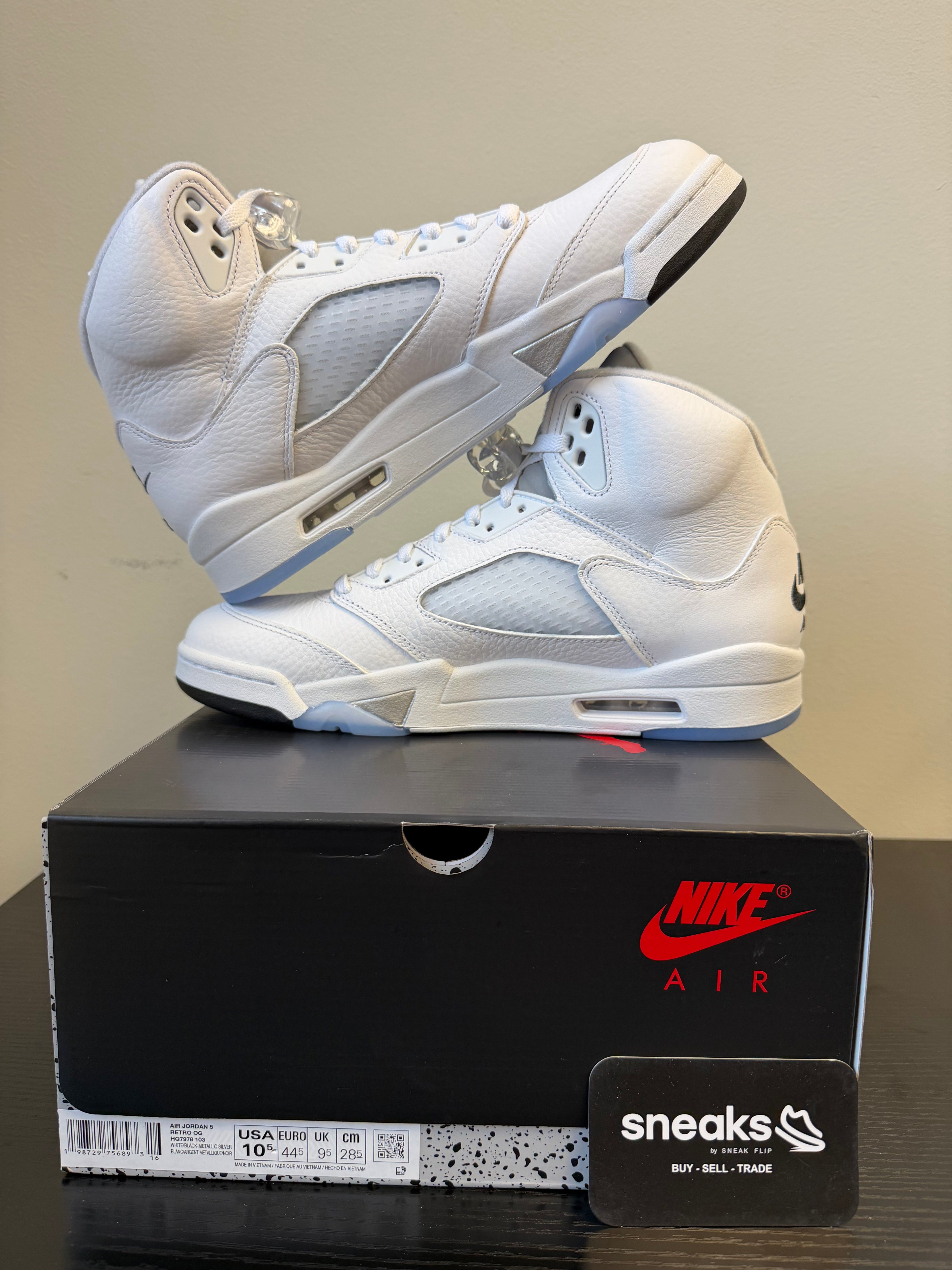 NEW Jordan 5 Retro White Metallic (2026) HQ7978-103