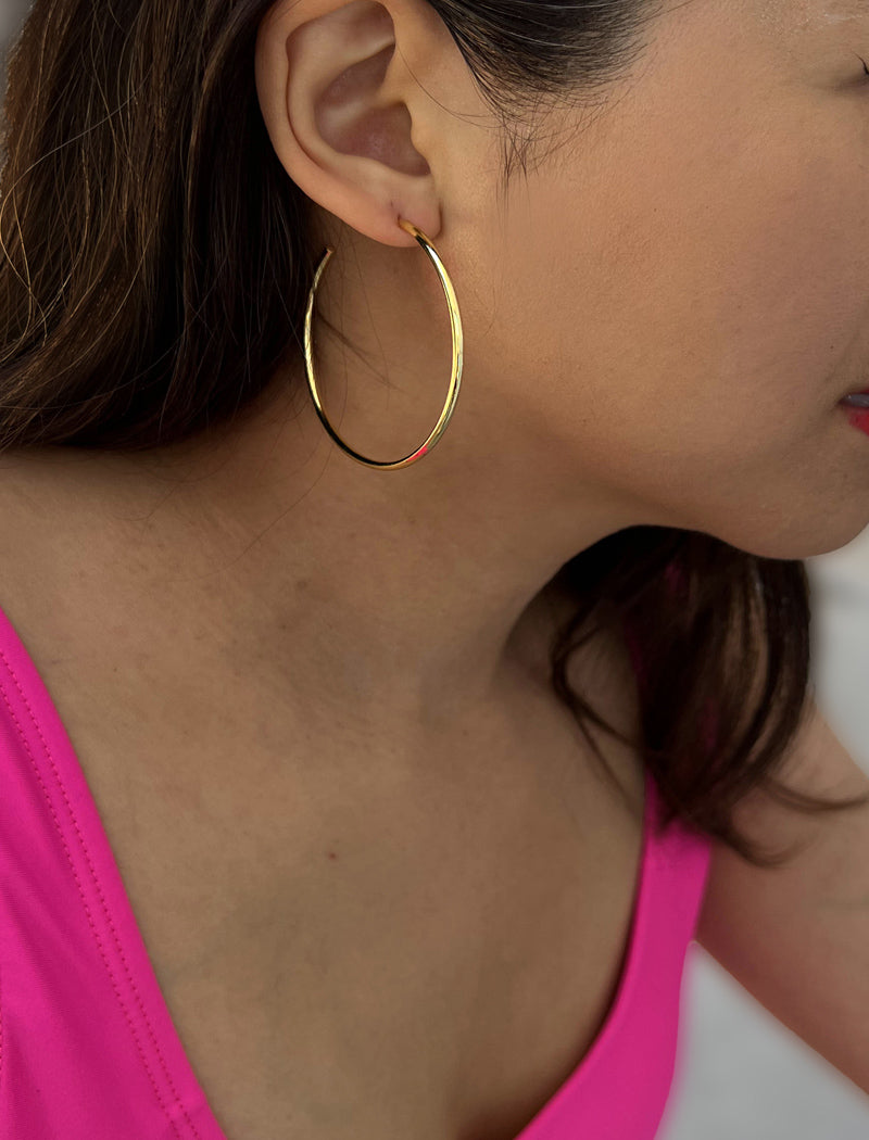 PERFECT Hoop Earrings | 18K Gold Over Sterling Silver