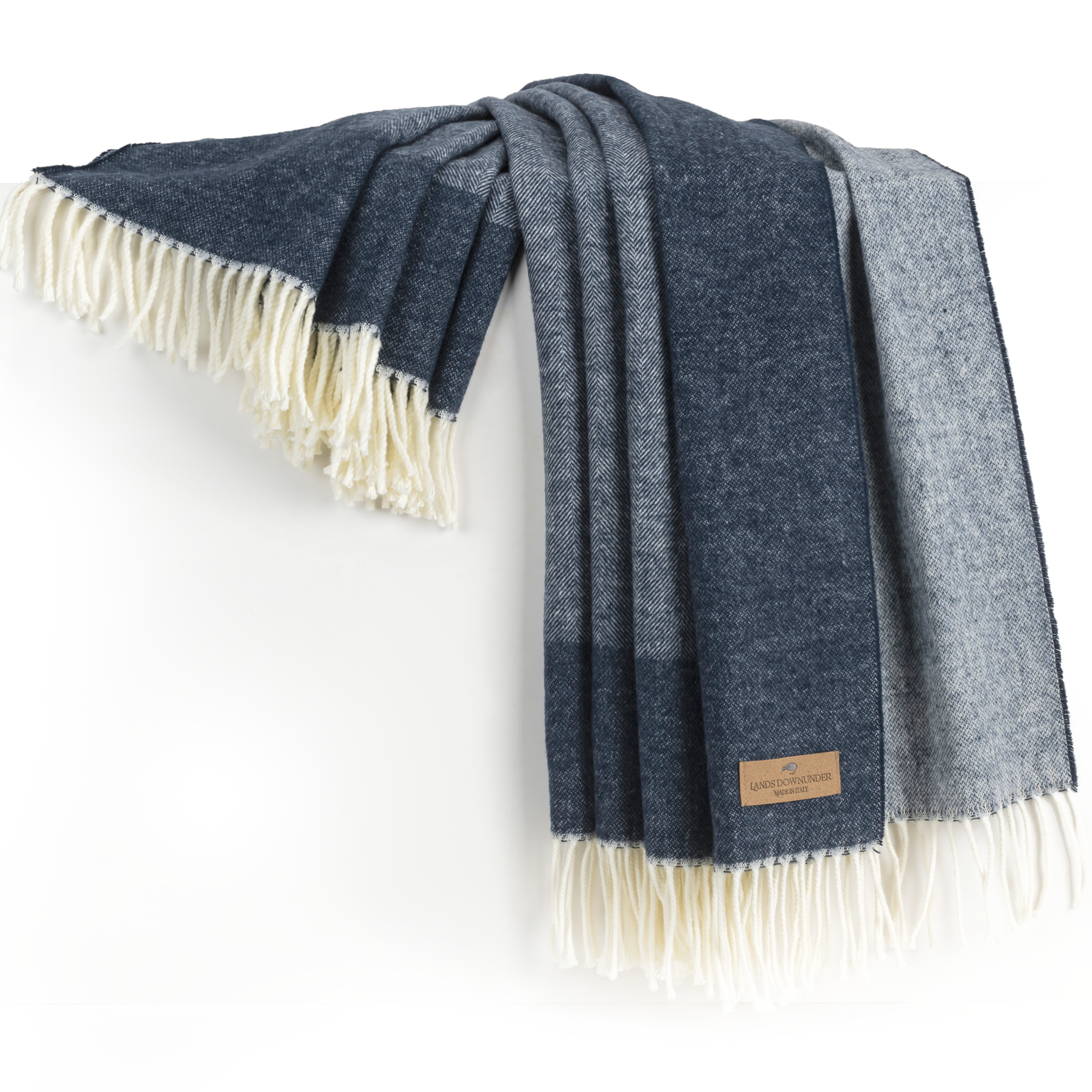 Border Herringbone Throw