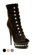 BLAKEE Satin Heels - 6" Stiletto Platform - Ultimate Night Out Shoes