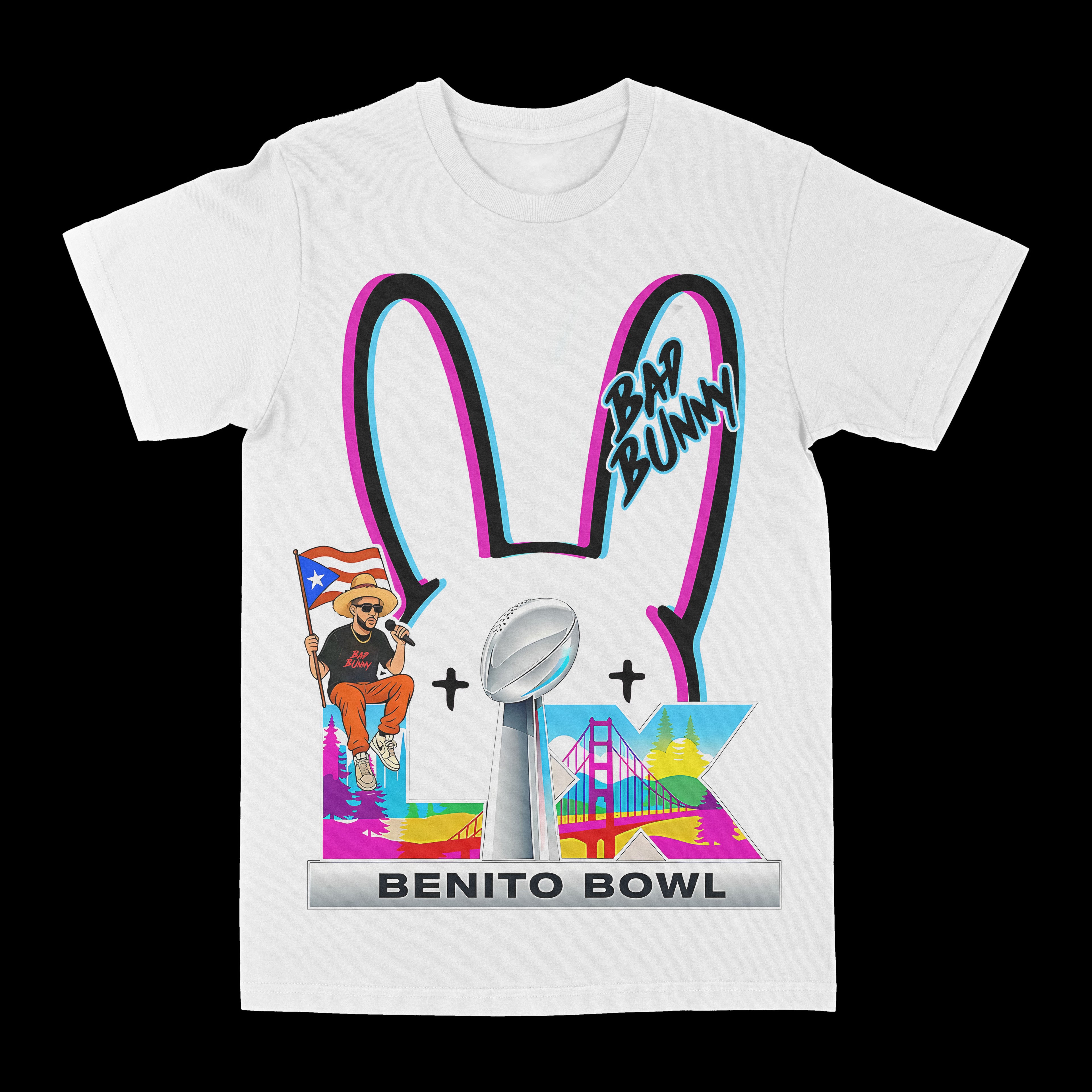 Bad Bunny "Benito Bowl" Graphic Tee