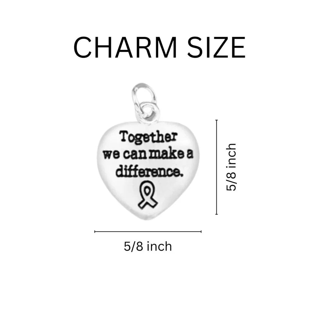 Big Heart Zebra Print Ribbon Key Chains